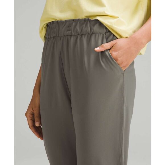 Lululemon Stretch High Rise Jogger Full Length Grey Sage - Picture 3 of 9